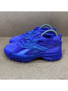 Reebok Womens Club C V2 Cardi B Purple Sneakers Size 8 Durable Rubber Sole